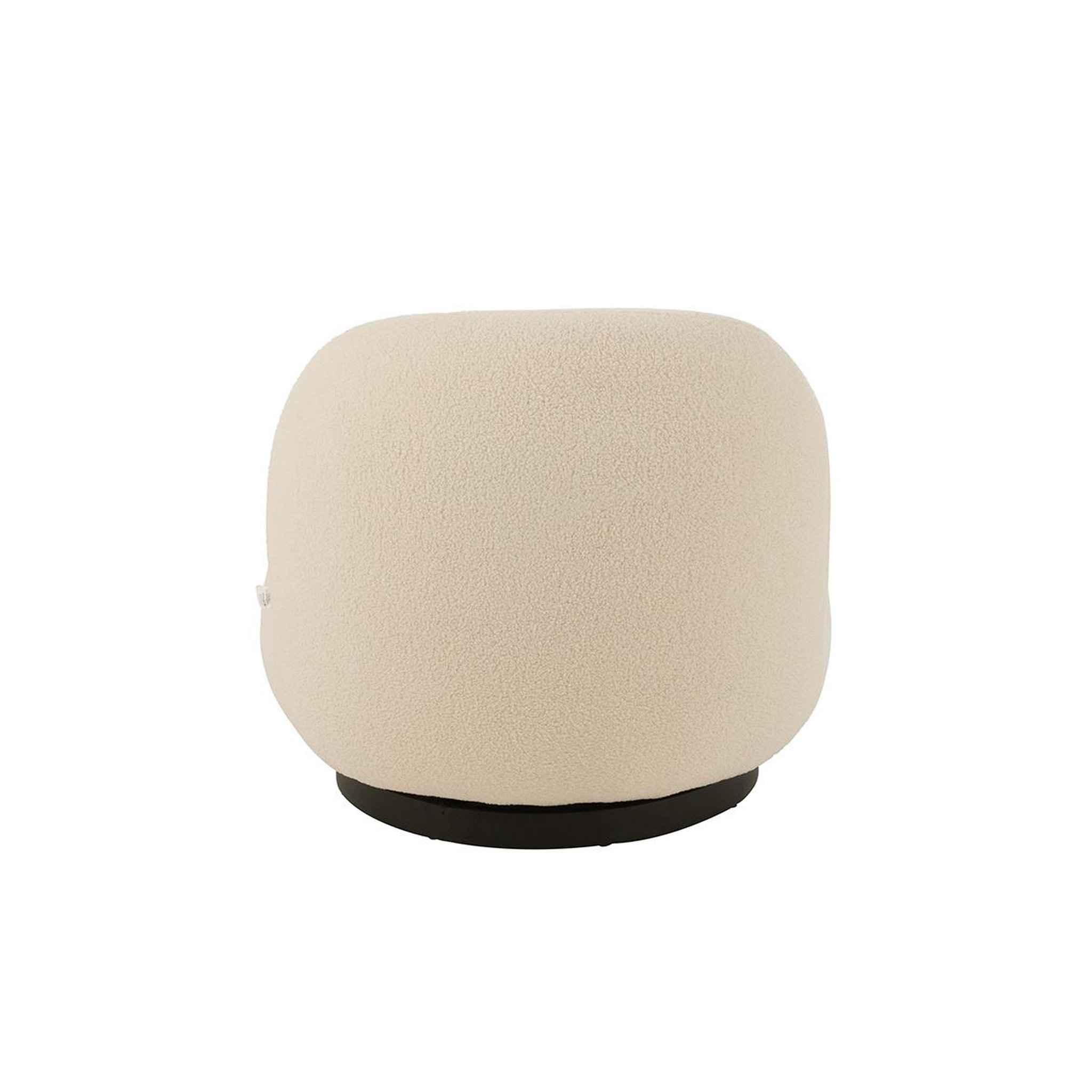 Voir la diapositive 4 : J-LINE Fauteuil lounge  neige  95cm blanc
