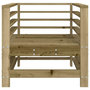 Voir la diapositive 4 : VIDAXL Chaises de jardin lot de 2 bois de pin impregne