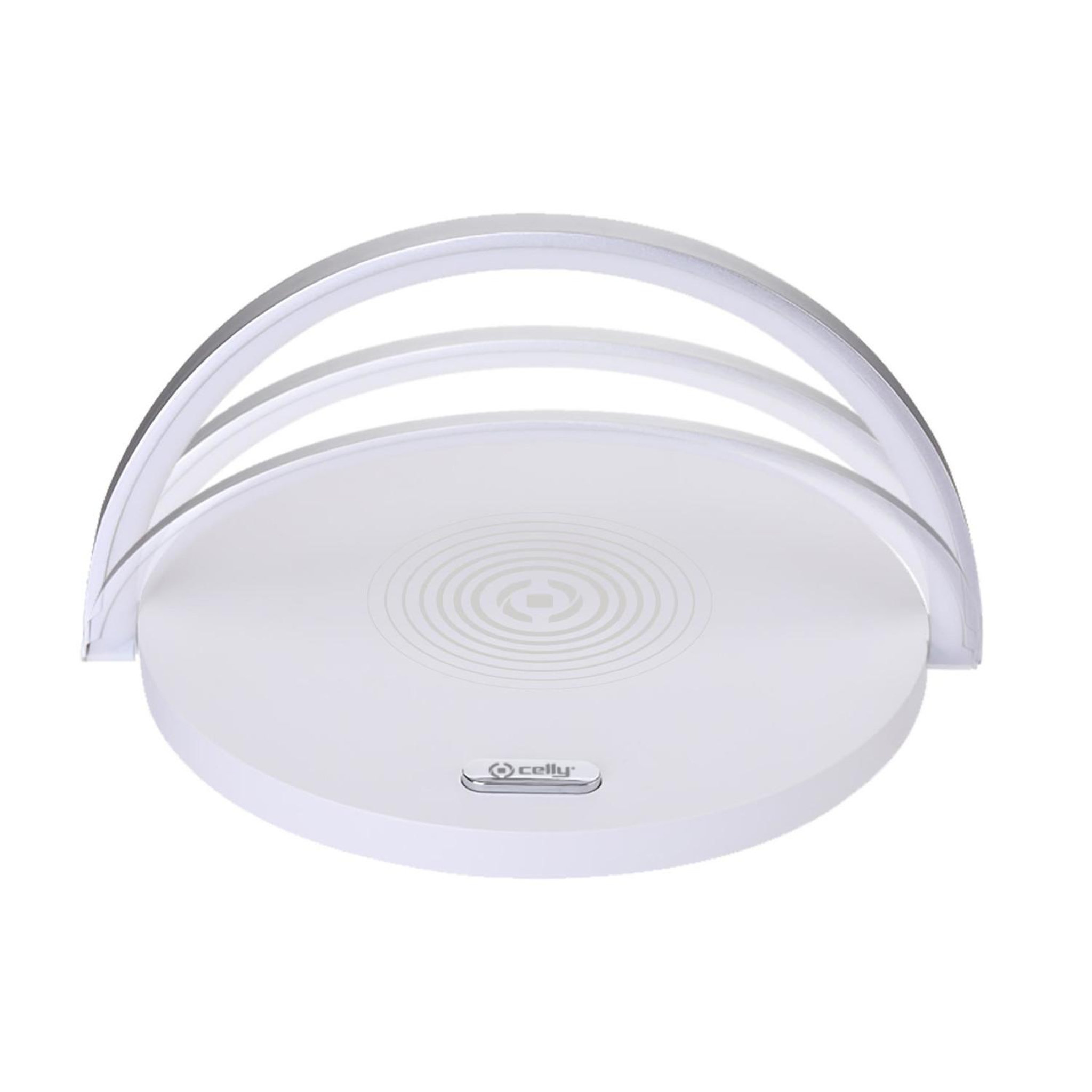 Voir la diapositive 3 : CELLY Celly wllightcirclewh chargeur d'appareils mobiles caméra numérique, manettes de jeu, écouteurs, téléphone portable, chargeur électrique, smartphone, smartwatch, tablette, montre, portables blanc secteur recharge sans fil intérieure