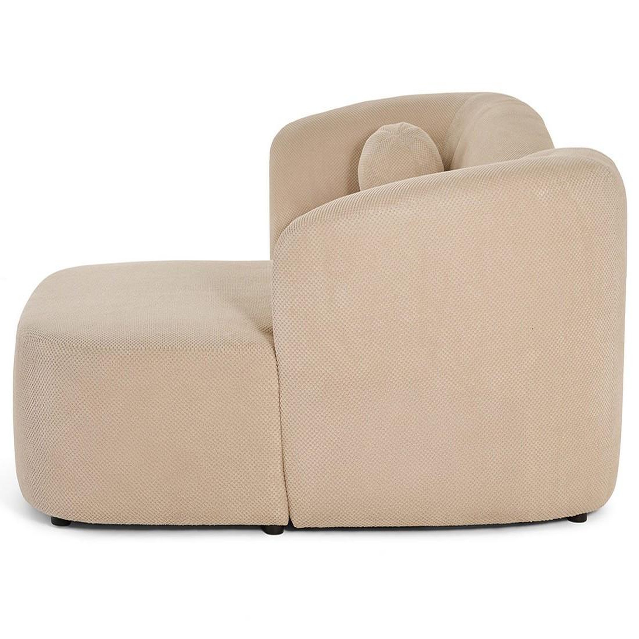Voir la diapositive 4 : LISA DESIGN Charles - canapé d'angle droit 4 places en velours texturé