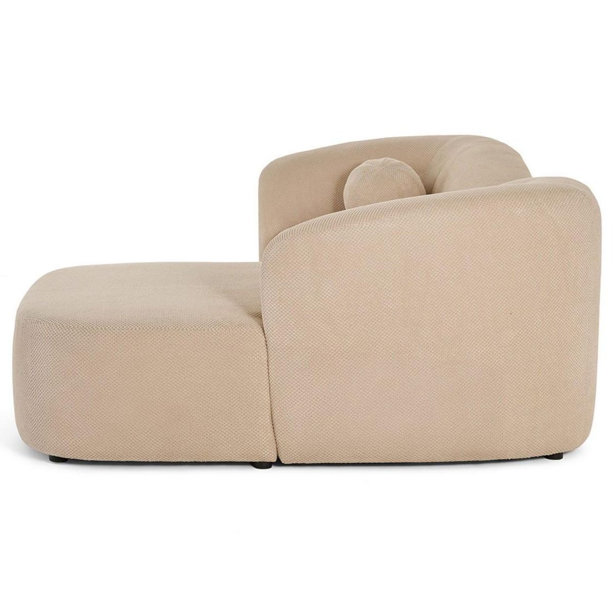 LISA DESIGN Charles - canapé d'angle droit 4 places en velours texturé