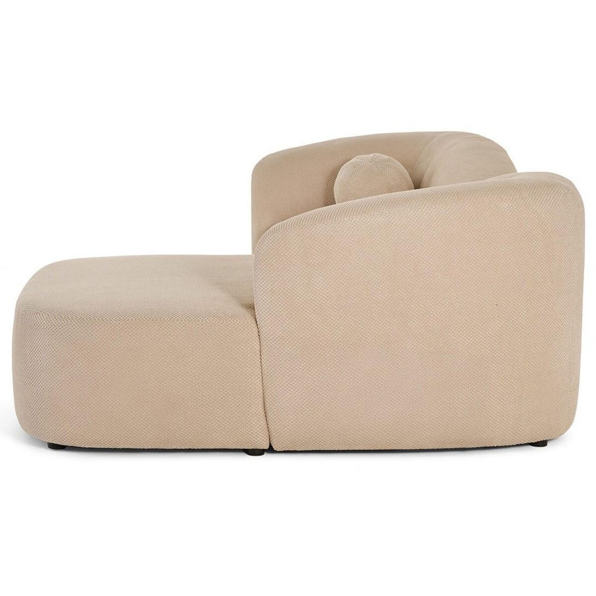 LISA DESIGN Charles - canapé d'angle droit 4 places en velours texturé