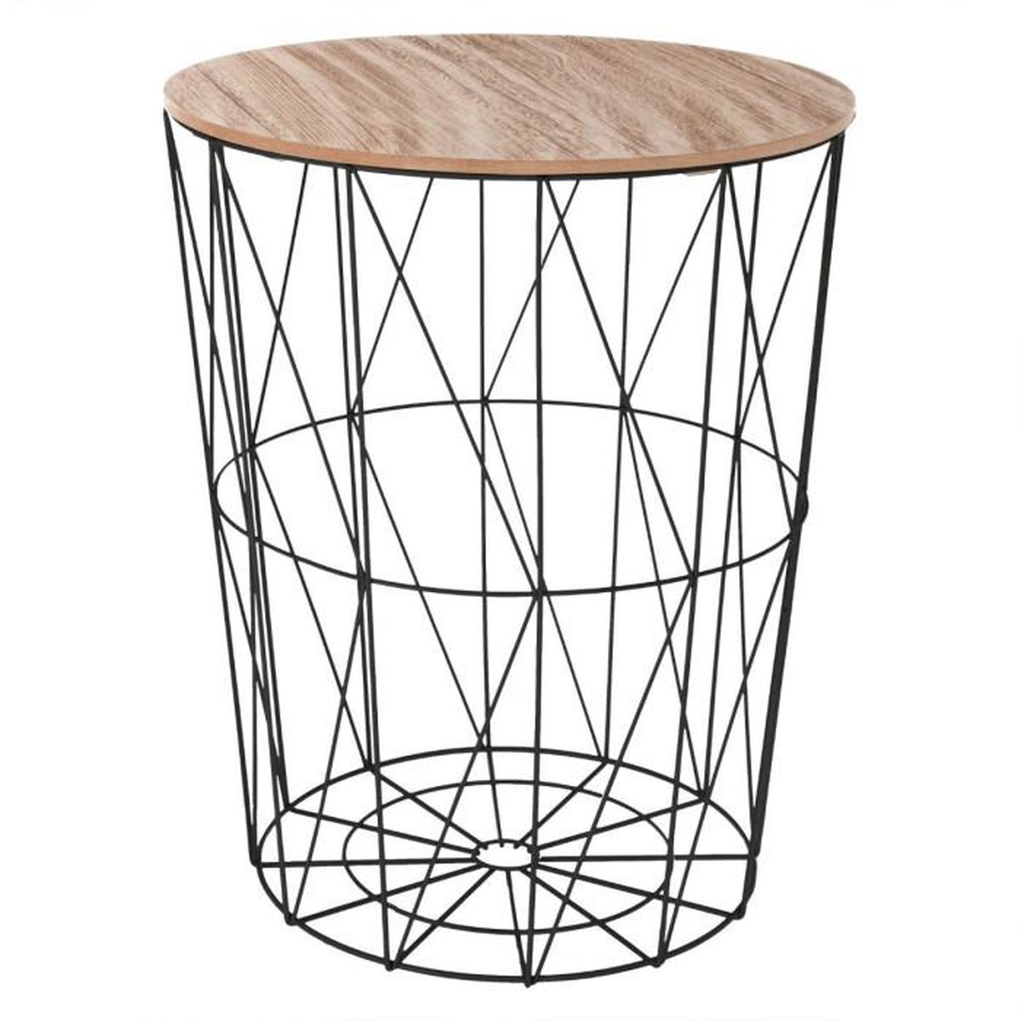 ATMOSPHERA Table d'Appoint Design  Kumi  57cm Noir