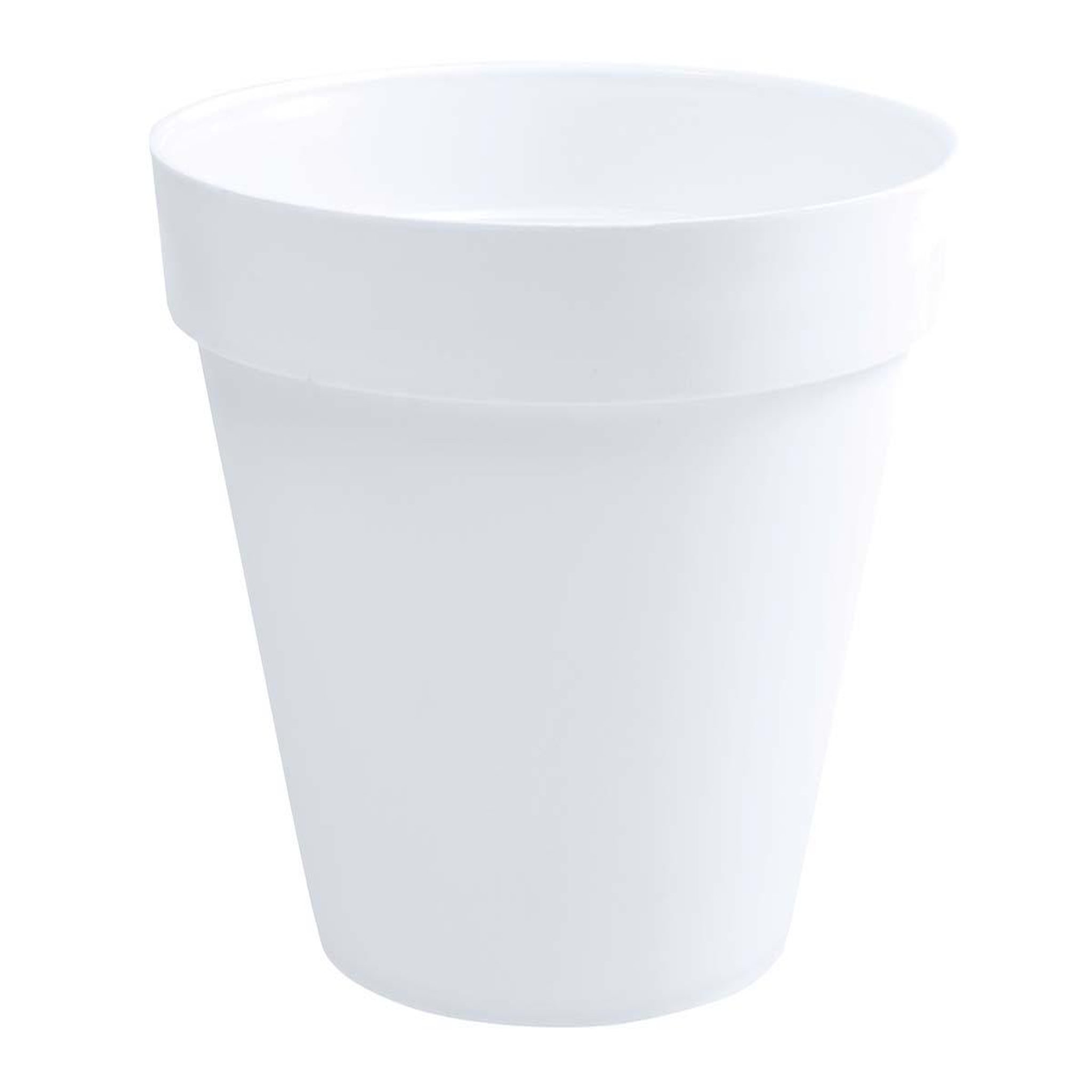 Eda Pot de fleur rond Toscane Ø 60 x H.47 cm - Blanc - Eda