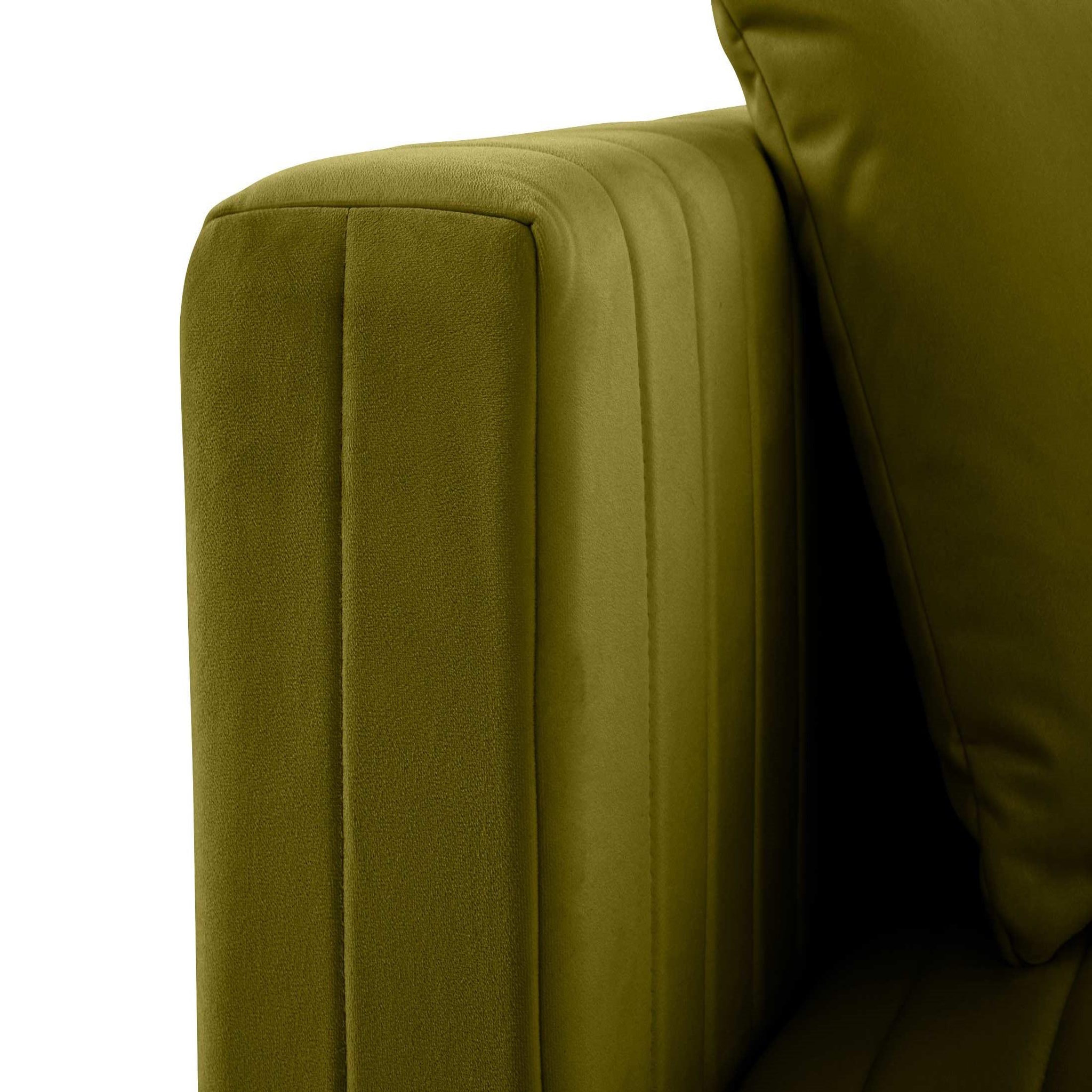 Voir la diapositive 5 : LISA DESIGN Nova - module d'assise gauche - en velours