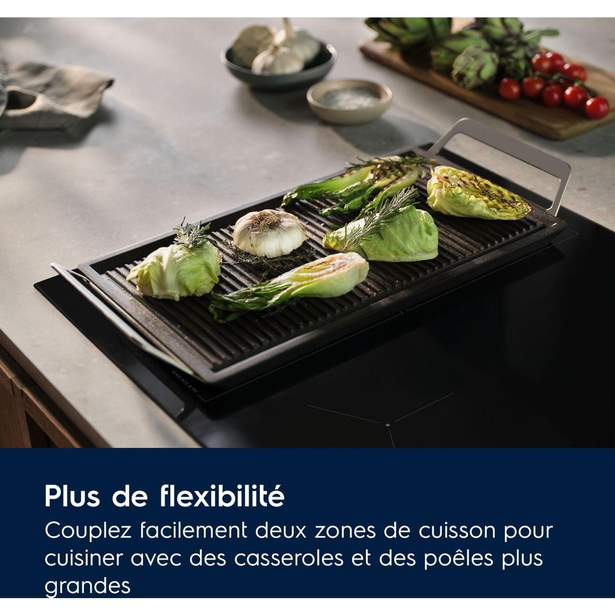 Voir la diapositive 4 : ELECTROLUX Plaque induction EIS62453 - Anti-débordement SenseBoil 4 foyers