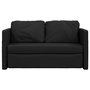 Voir la diapositive 5 : VIDAXL Canape-lit 2 en 1 noir 112x174x55 cm tissu
