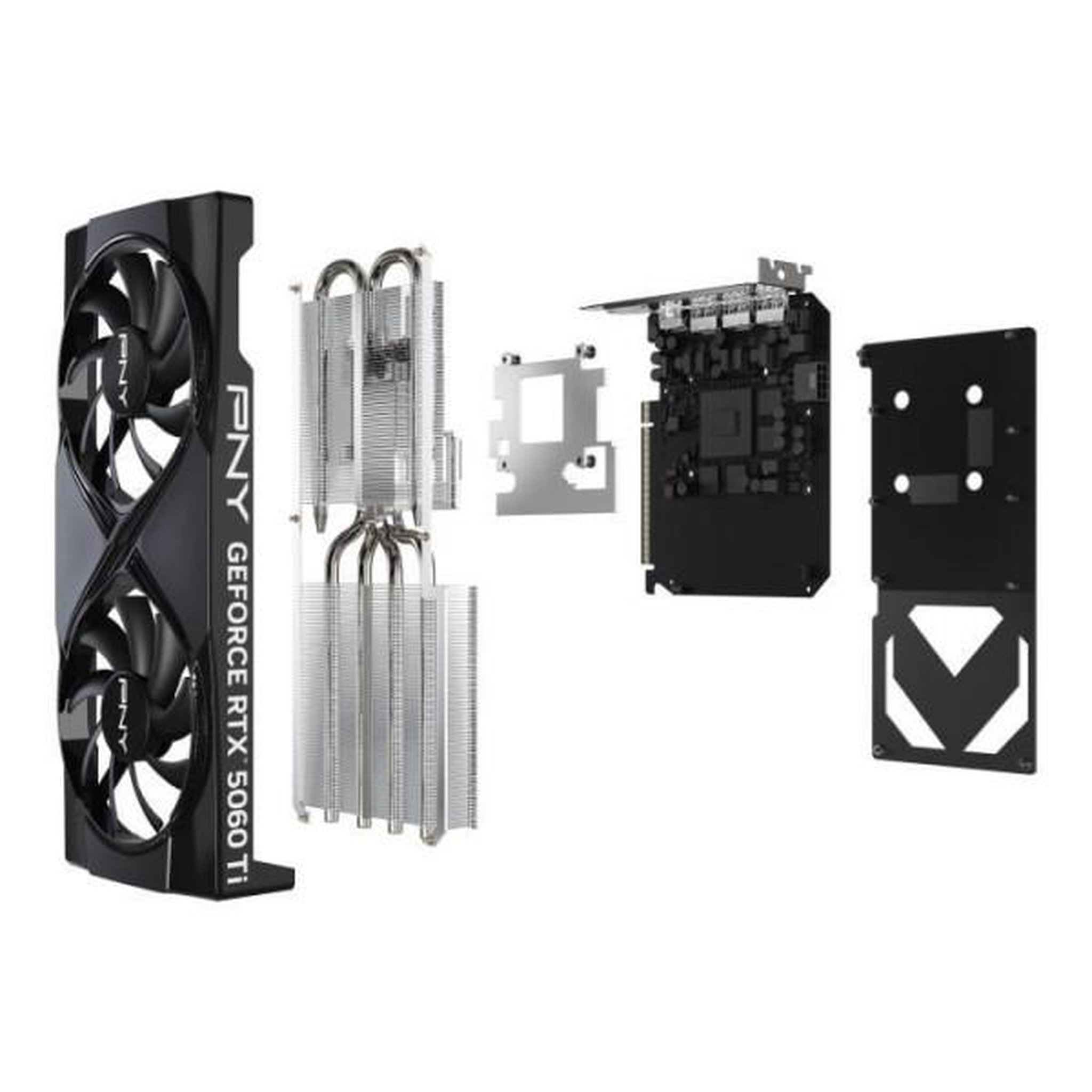 Voir la diapositive 2 : PNY Pny - carte graphique - geforce rtx™ 5060 ti - 8gb - overclocked dual fan dlss 4