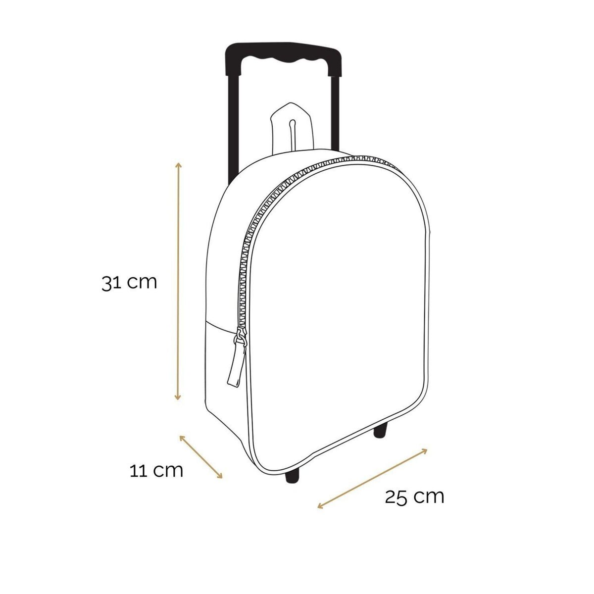 Bagtrotter BAGTROTTER Sac à dos à roulettes 31 cm maternelle Kids Gris Koala