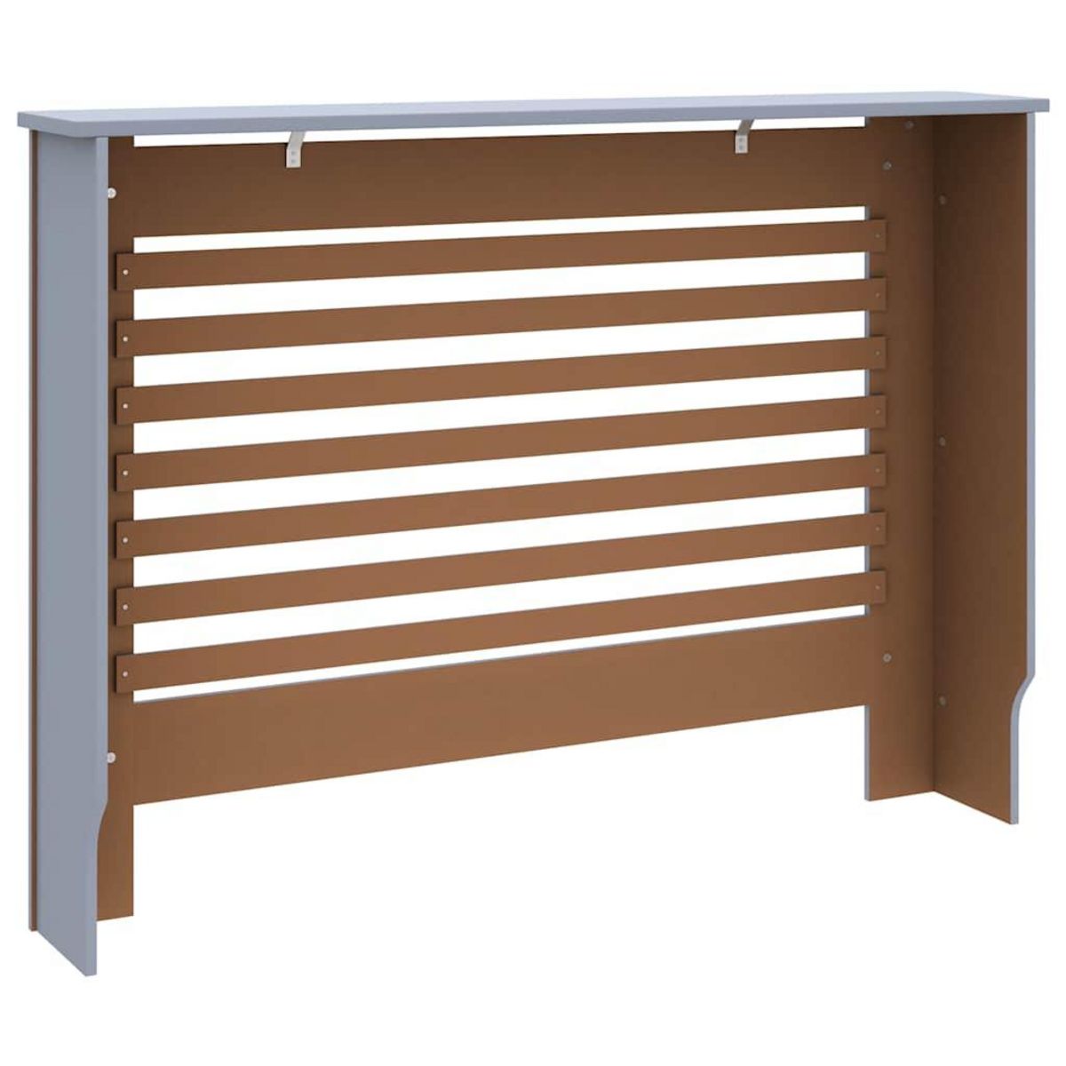 VIDAXL Cache-radiateur anthracite 112x19x81,5 cm MDF