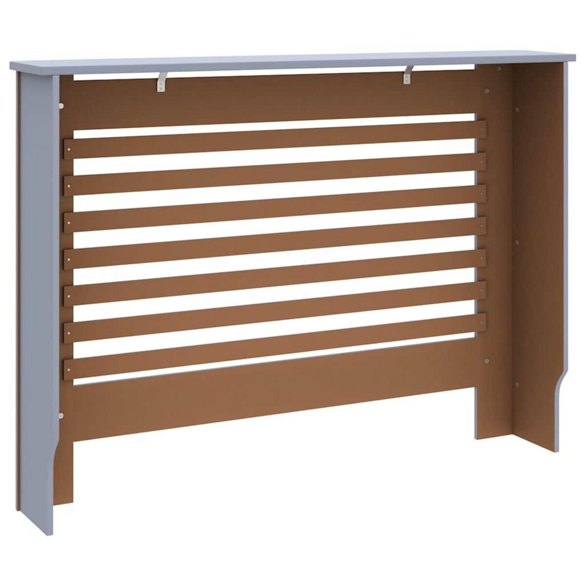 VIDAXL Cache-radiateur anthracite 112x19x81,5 cm MDF