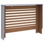 Voir la diapositive 5 : VIDAXL Cache-radiateur anthracite 112x19x81,5 cm MDF