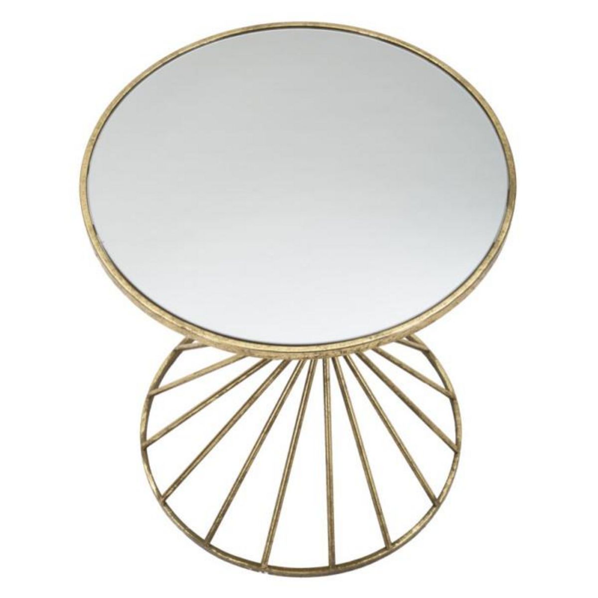 Paris Prix Table d'Appoint Design  Hypnose  50cm Or