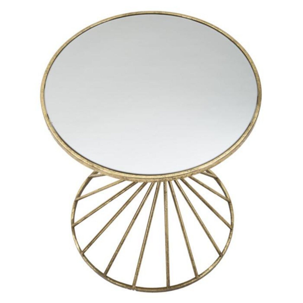 Paris Prix Table d'Appoint Design  Hypnose  50cm Or