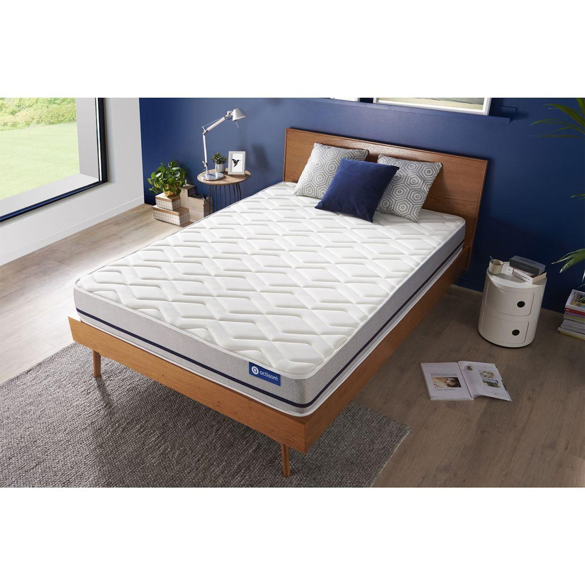 ACTISOM Matelas 90x190 ACTIFLEX SOFT 3zones de confort