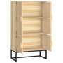 Voir la diapositive 4 : VIDAXL Buffet haut 70x35x125 cm bois d'ingenierie