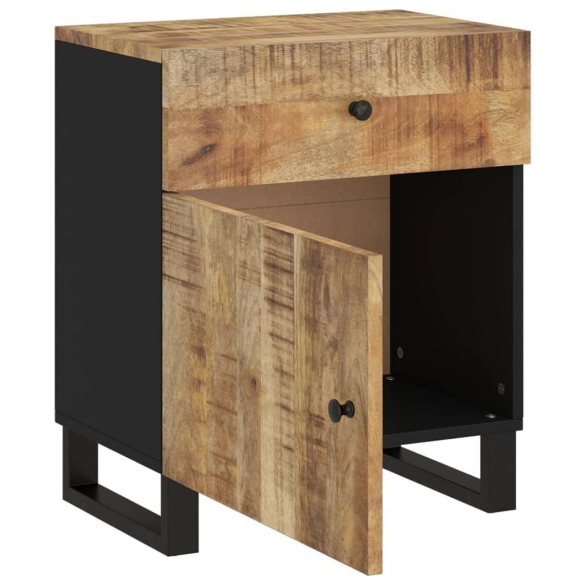 VIDAXL Table de chevet 50x33x60 cm Bois de manguier et d'ingenierie