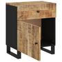 Voir la diapositive 4 : VIDAXL Table de chevet 50x33x60 cm Bois de manguier et d'ingenierie