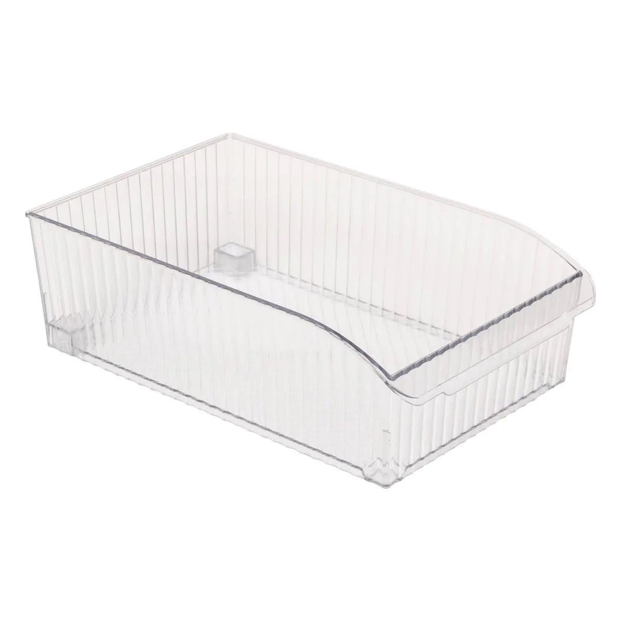 FIVE Bac de rangement frigo à roulettes  streaks  20x31cm transparent