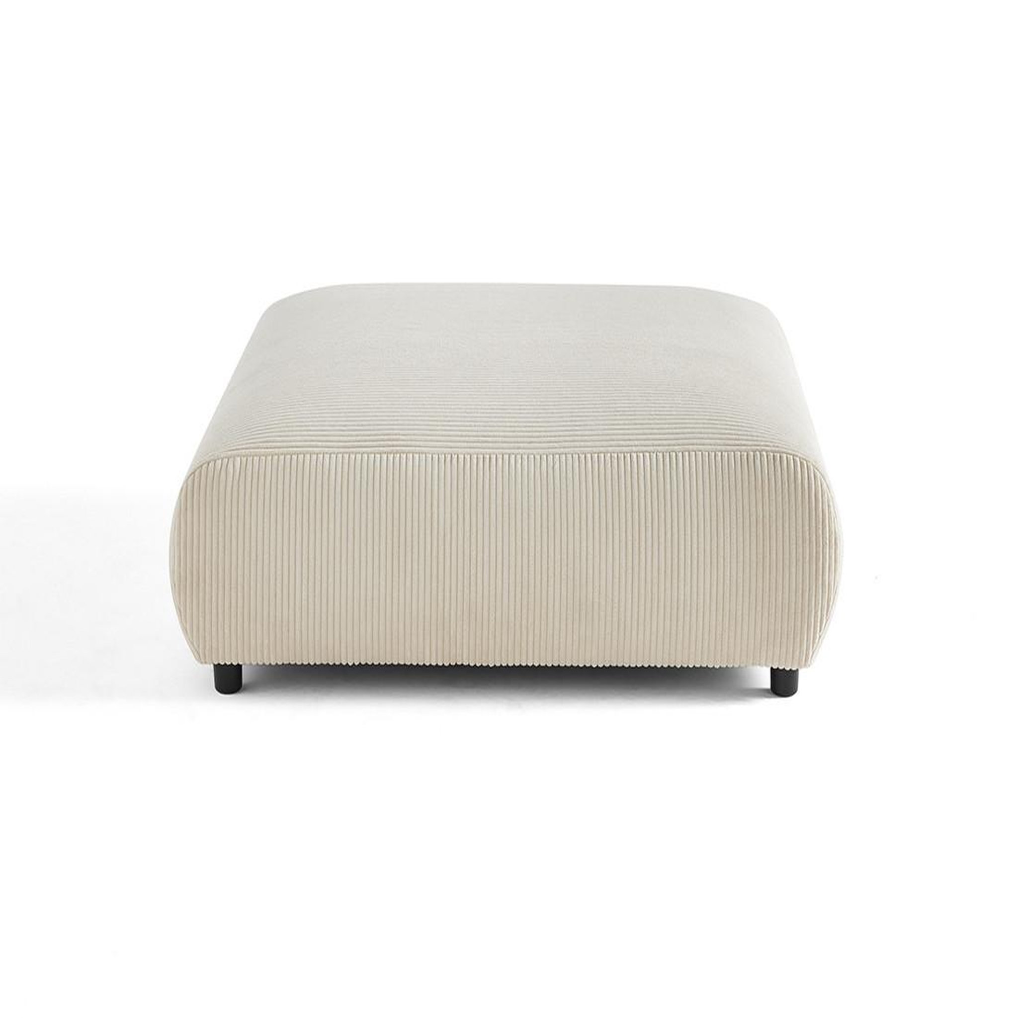 Voir la diapositive 3 : LISA DESIGN Garance - grand pouf modulable - en velours côtelé
