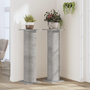 Voir la diapositive 3 : VIDAXL Supports pour plantes 2 pcs gris beton bois d'ingenierie