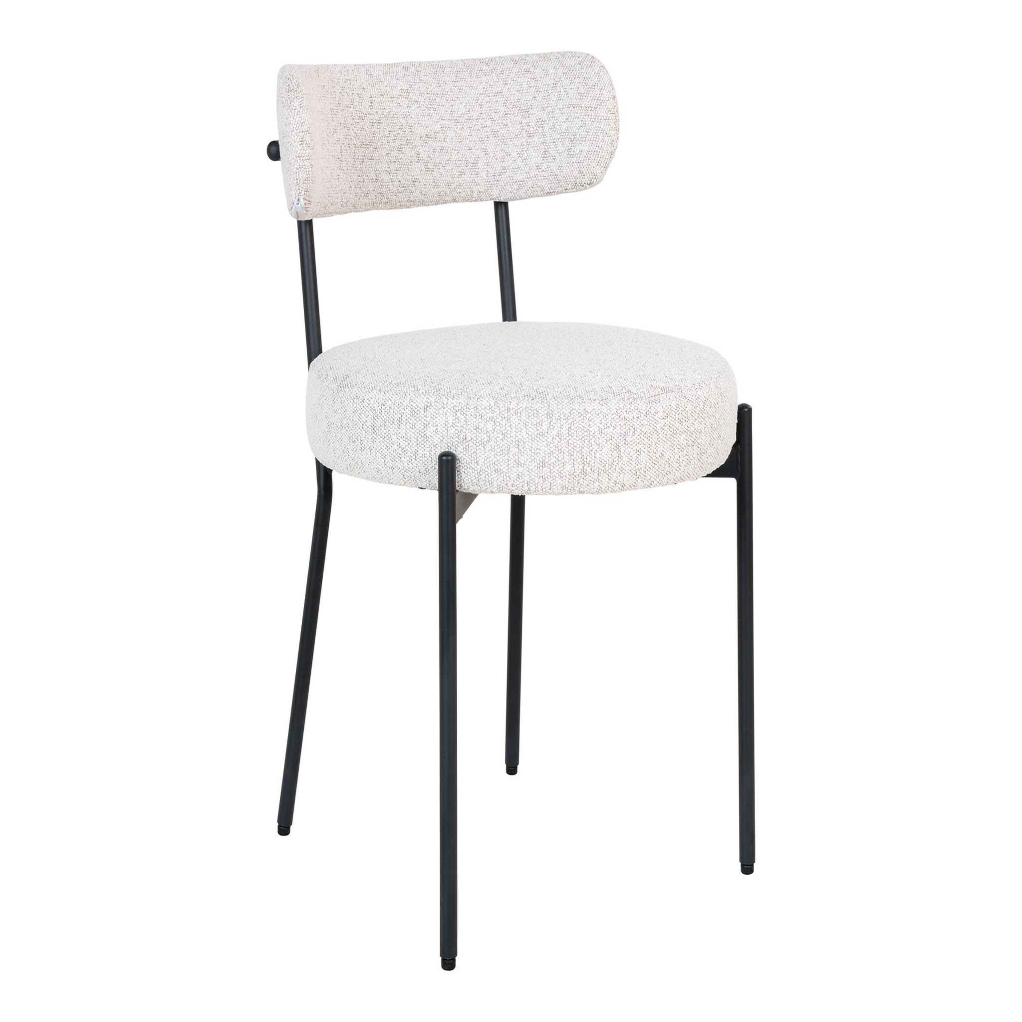 Voir la diapositive 2 : LISA DESIGN Ivanec - lot de 2 chaises - en tissu bouclette