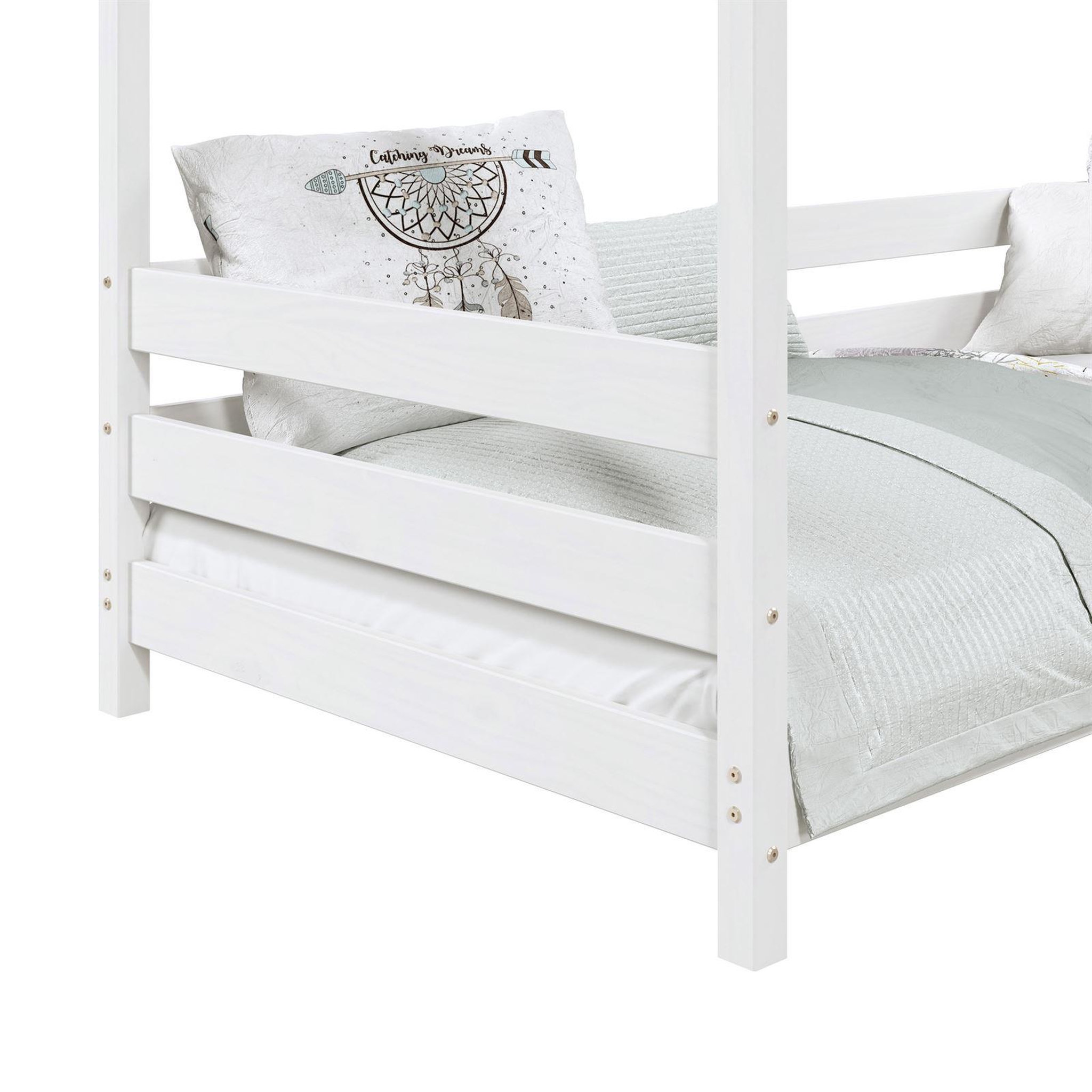 Voir la diapositive 5 : IDIMEX Lit cabane fina 90 x 190 cm, en pin massif