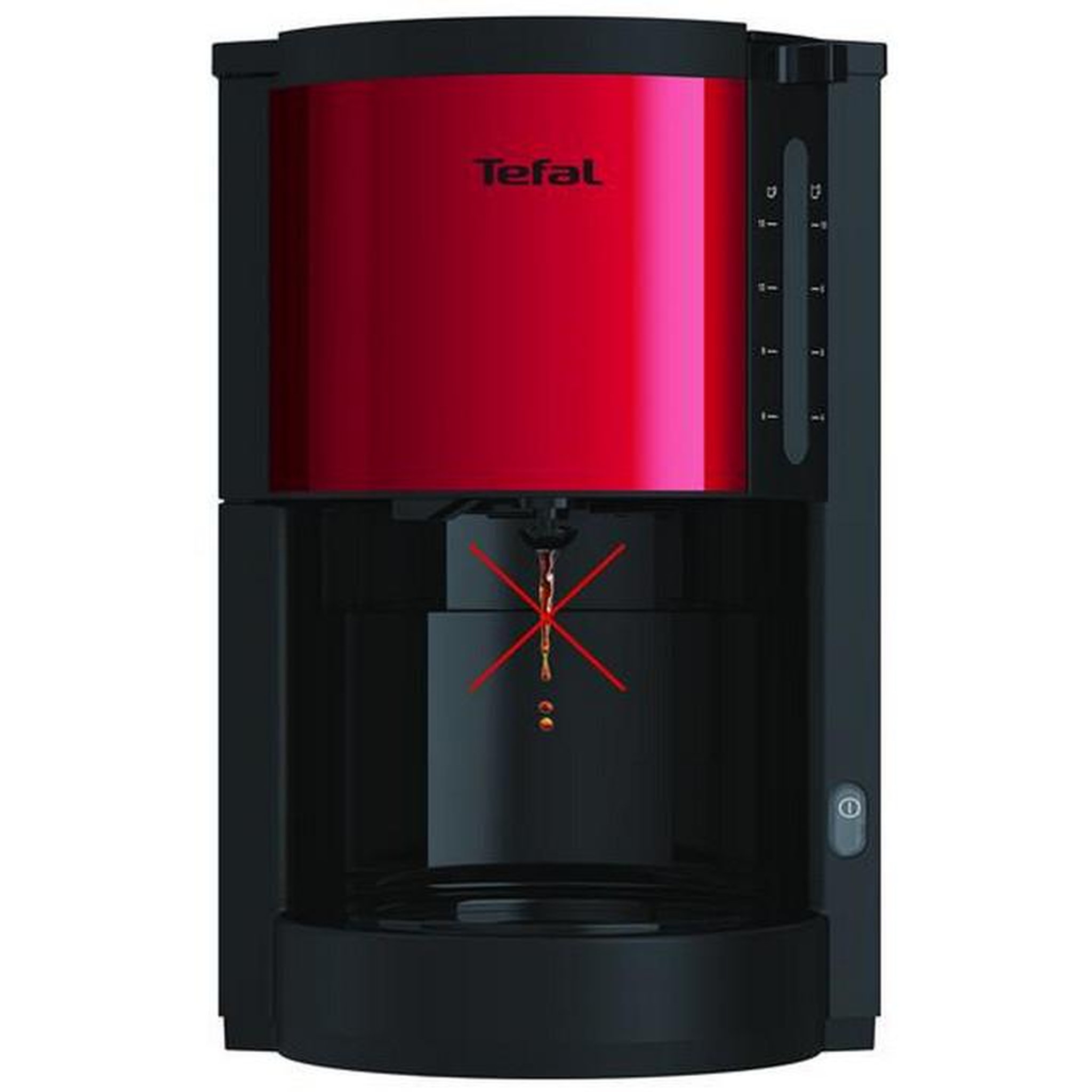 Voir la diapositive 3 : TEFAL Cafetière filtre 15 tasses 1100w - cm310511