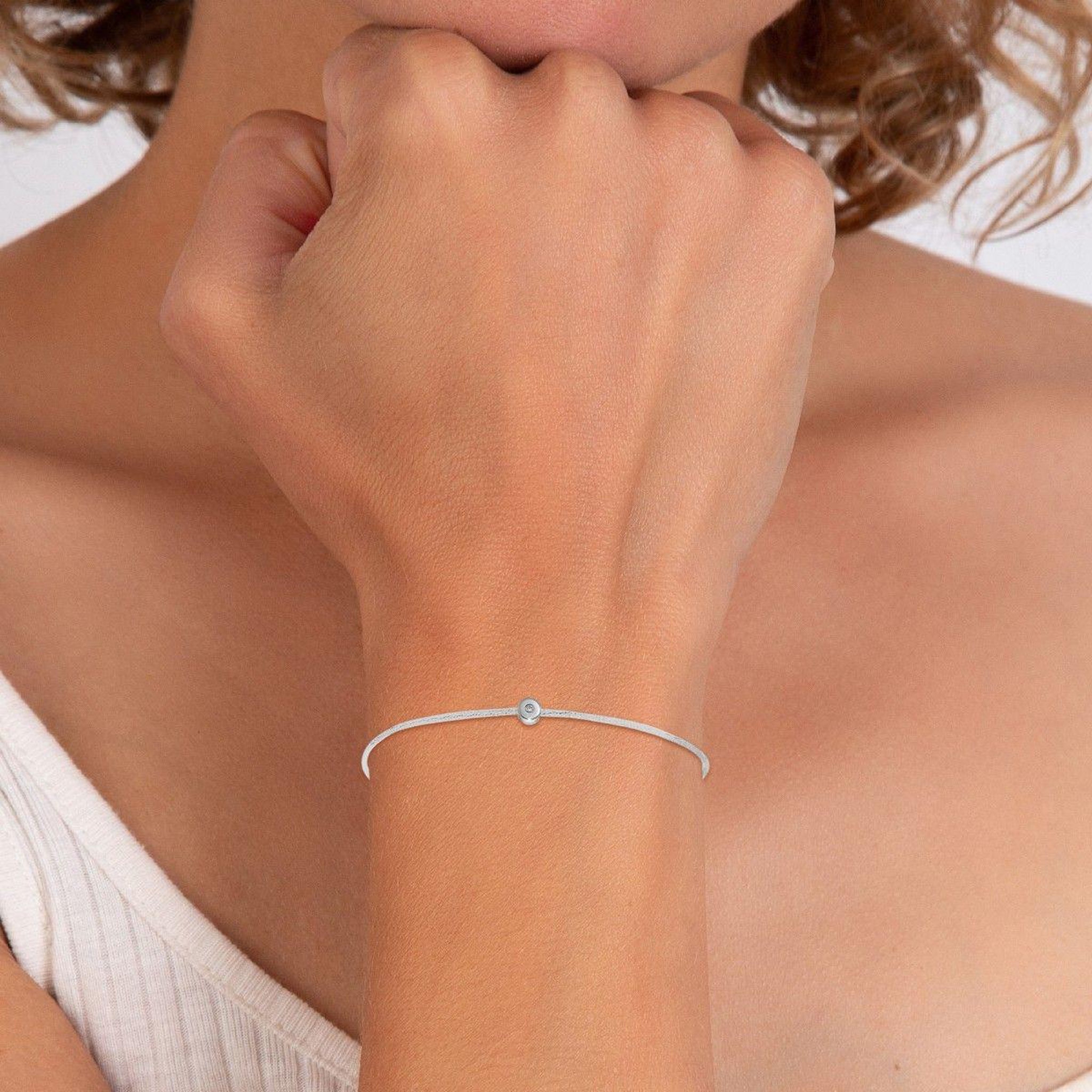 Voir la diapositive 2 : SC CRYSTAL Bracelet SC Crystal orné d'un véritable diamant