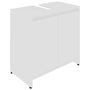Voir la diapositive 2 : VIDAXL Armoire de salle de bain Blanc 60x33x61 cm Bois d'ingenierie