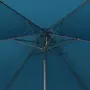 SWEEEK Parasol droit Touquet rond diamètre 293cm , mât central aluminium orientable et manivelle d'ouverture