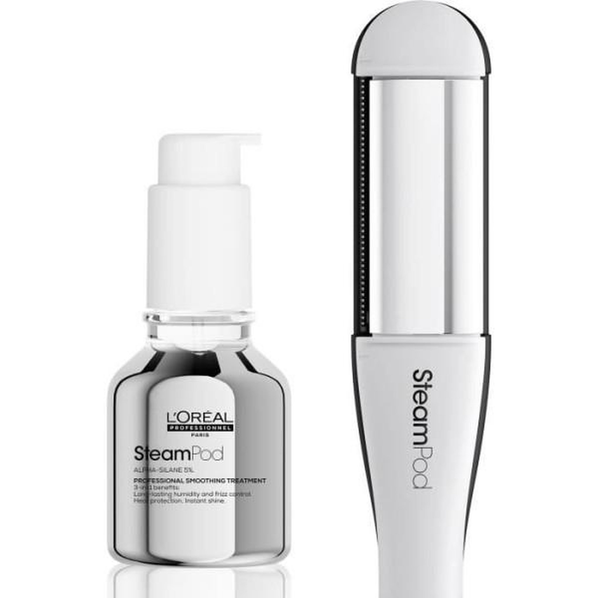 L'OREAL PROFESSIONNEL Fer a Lisser SteamPod 4 - Lisseur boucleur vapeur professionnel - L'OREAL PROFESSIONNEL - 3 Températures - Outil + Soin Lissant Concentré