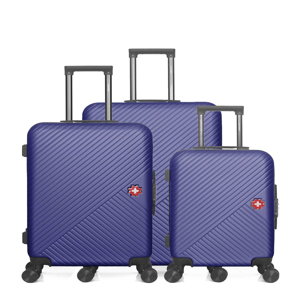 SWISS KOPPER SWISS KOPPER  -  Lot de 3  -  Valise grand format, valise weekend et valise cabine SPIEZ