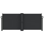 Voir la diapositive 3 : VIDAXL Auvent lateral retractable noir 100x1000 cm