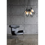 Voir la diapositive 2 : Paris Prix Lampe Suspension Déco 5 Têtes  Sancho  45cm Gris