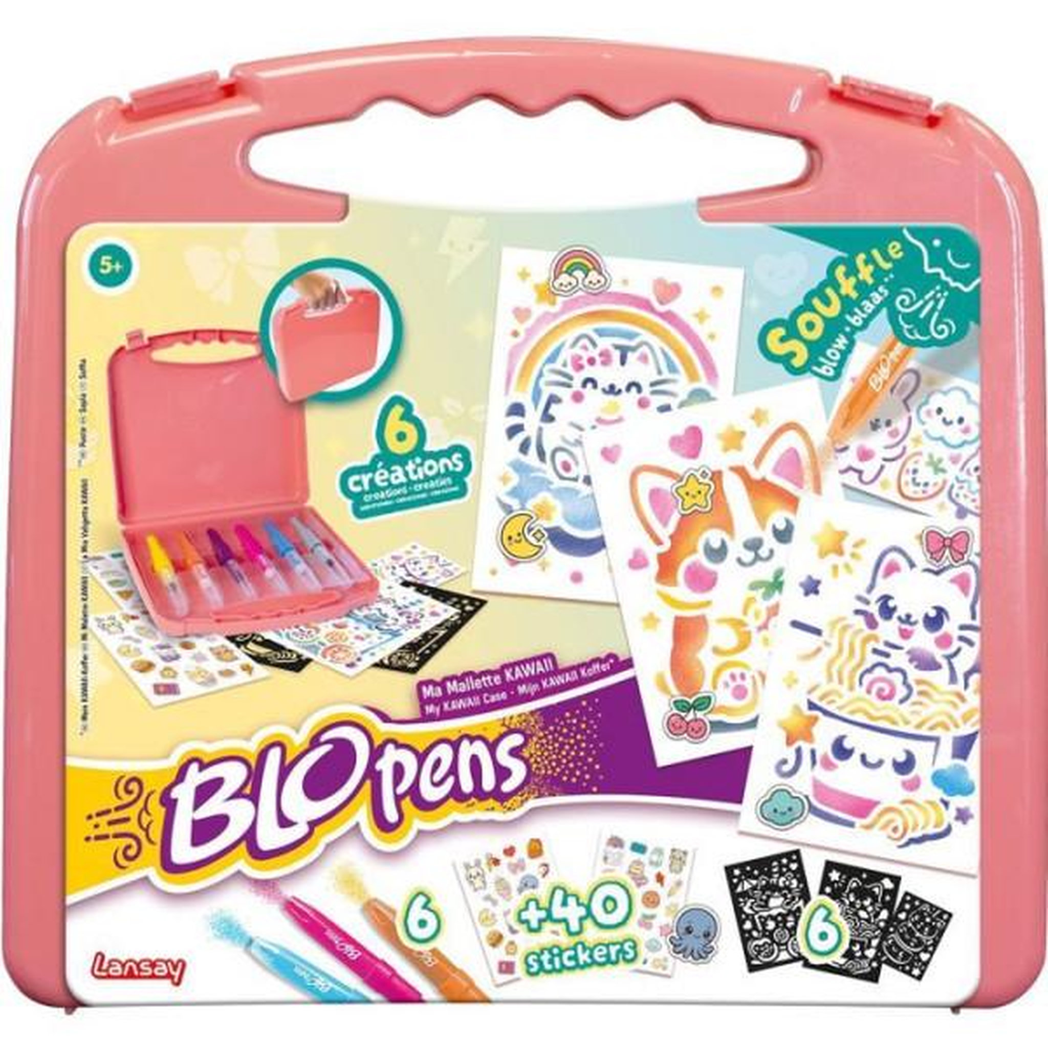 LANSAY Blopens - LANSAY - Ma malette Kawaii - Des 5 ans