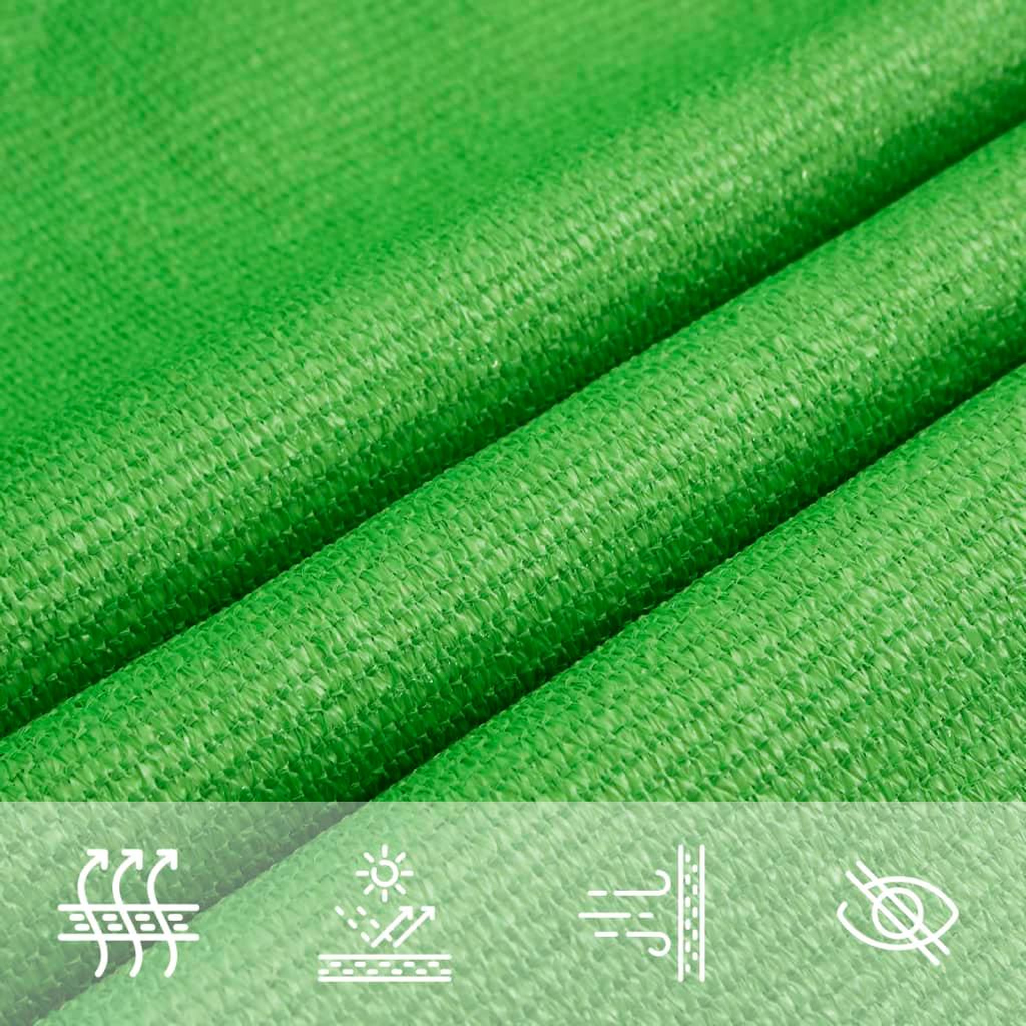 Voir la diapositive 5 : VIDAXL Voile d'ombrage 160 g/m^2 Vert clair 3x4 m PEHD