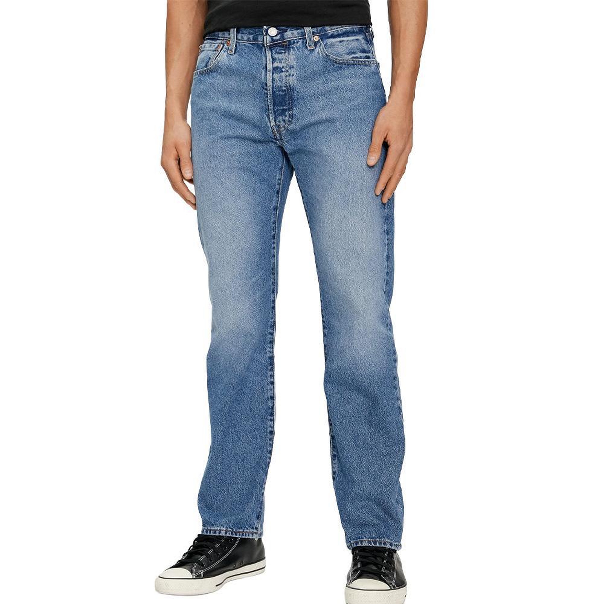 Levi's Jean 501 Original Bleu Basic Homme Levi's Original Fit. Coloris disponibles : Bleu