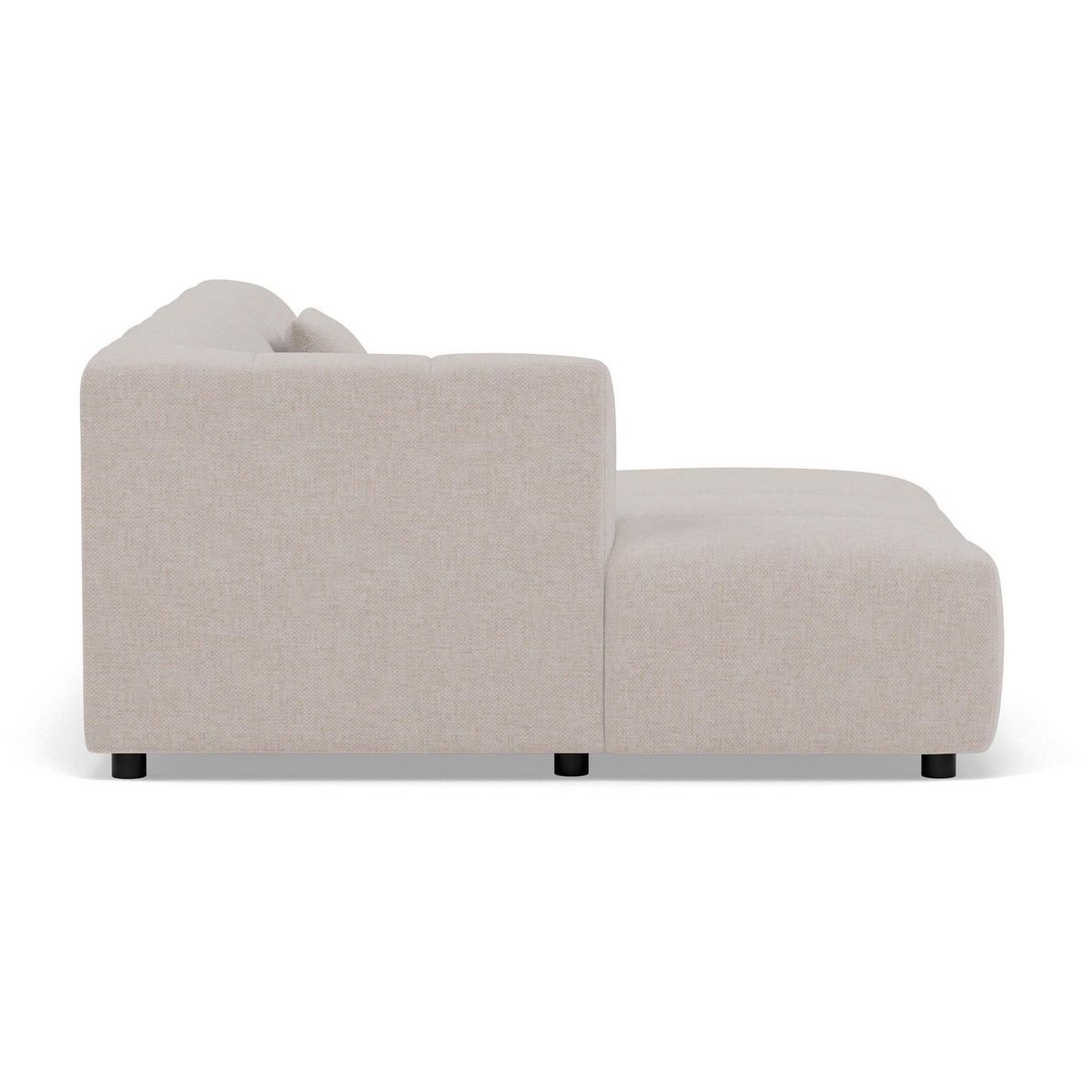 LISA DESIGN Curtis - canapé d'angle gauche 4 places en tissu texturé