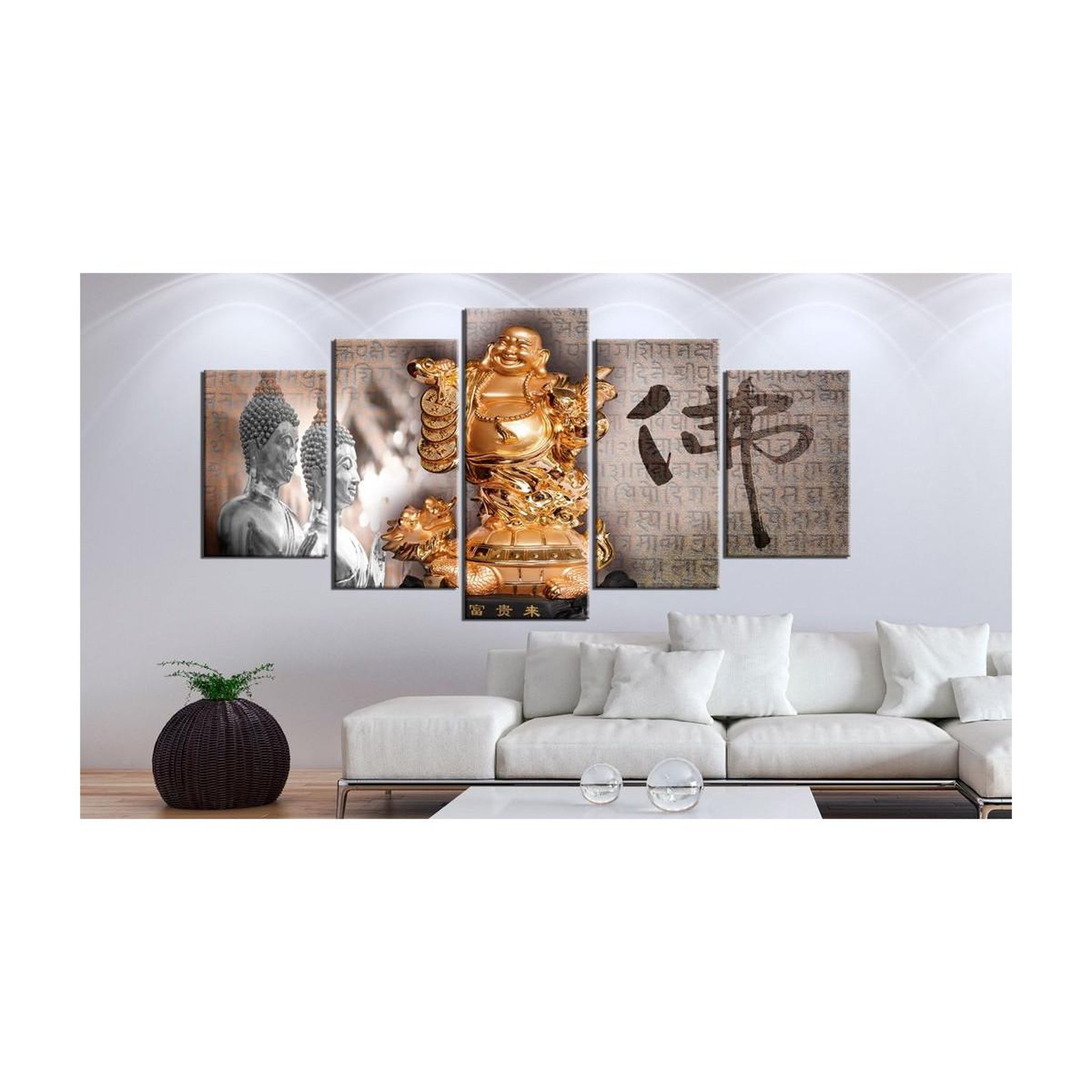 Voir la diapositive 2 : Paris Prix Tableau Imprimé  Smile To Buddha!