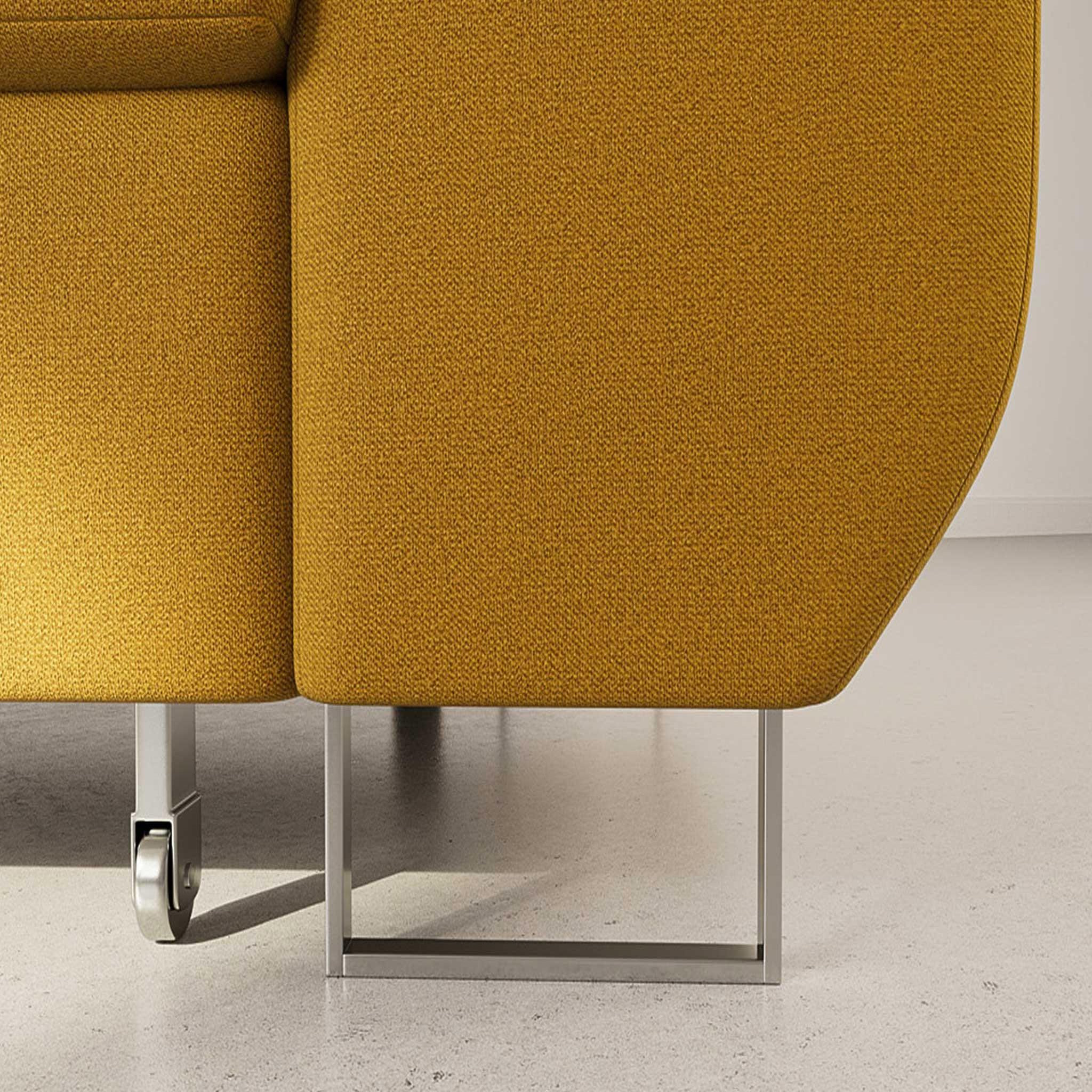 Voir la diapositive 4 : BEST MOBILIER Pablo - canapé d'angle gauche - 6 places - convertible avec coffre et têtières réglables - en velours