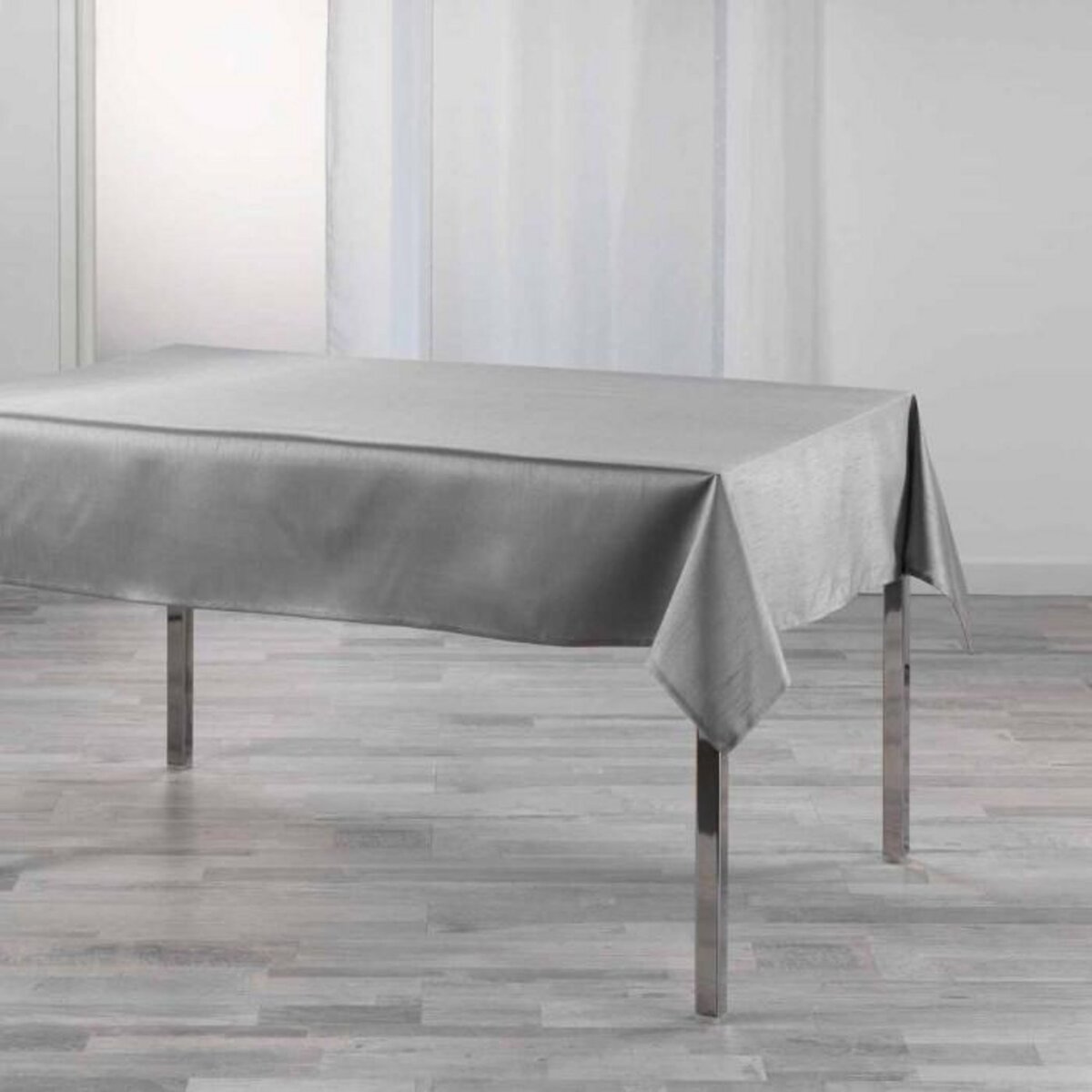 Paris Prix Nappe Rectangulaire  Shana  150x240cm Gris Perle