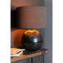 Voir la diapositive 5 : Paris Prix Lampe à Poser en Métal  Bol  78cm Noir