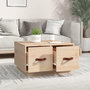 Voir la diapositive 3 : VIDAXL Table basse 60x53x35 cm Bois massif de pin