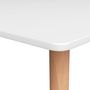 Voir la diapositive 4 : VIDAXL Table de bar Blanc 120x60x105 cm