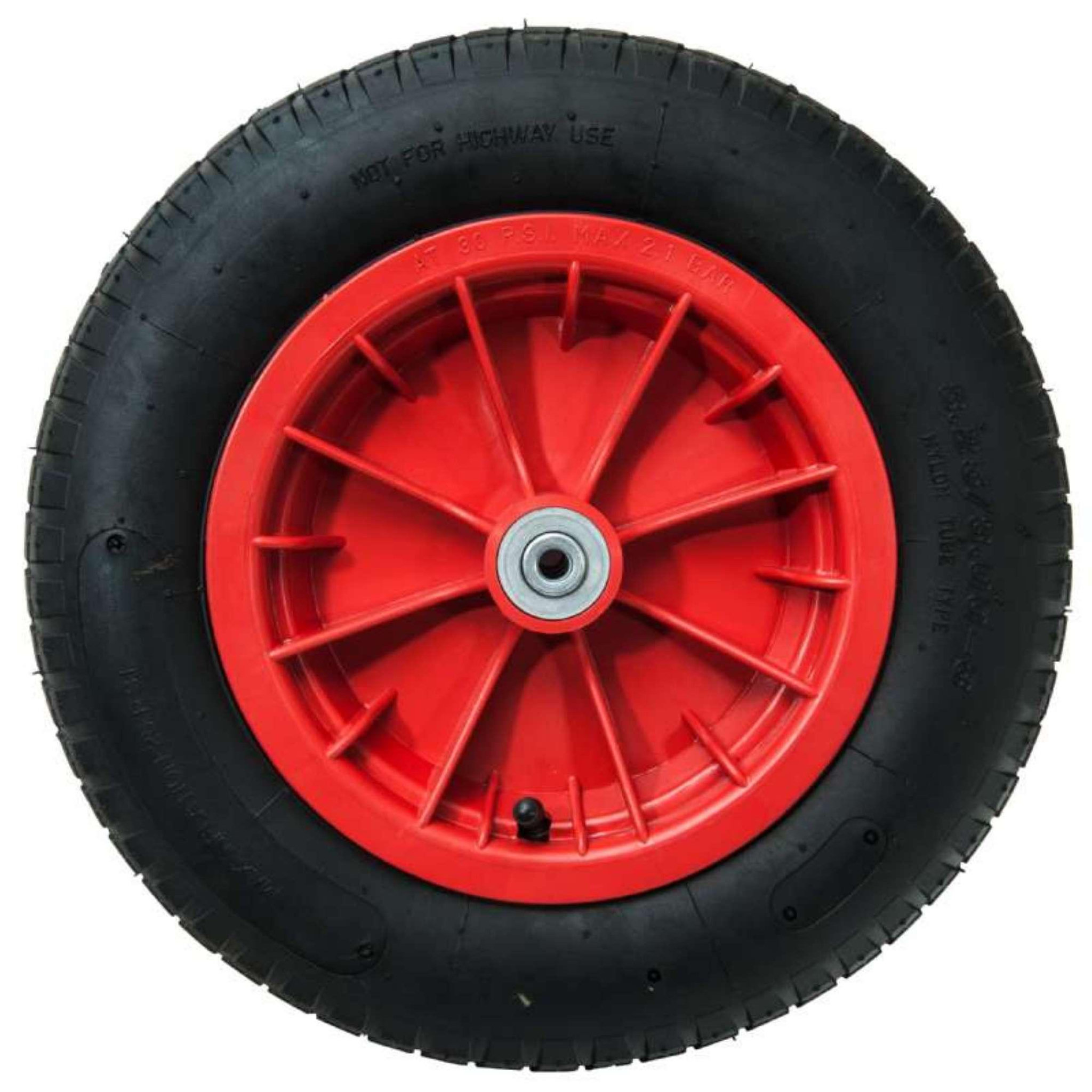Voir la diapositive 2 :  Roue gonflable 13''  330x85  Alésage 10mm