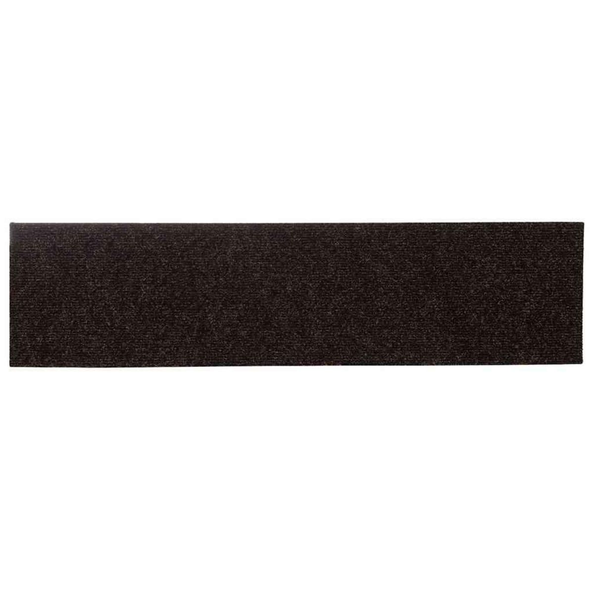 VIDAXL Tapis d'escalier auto-adhesifs 30 pcs marron fonce 76x20 cm