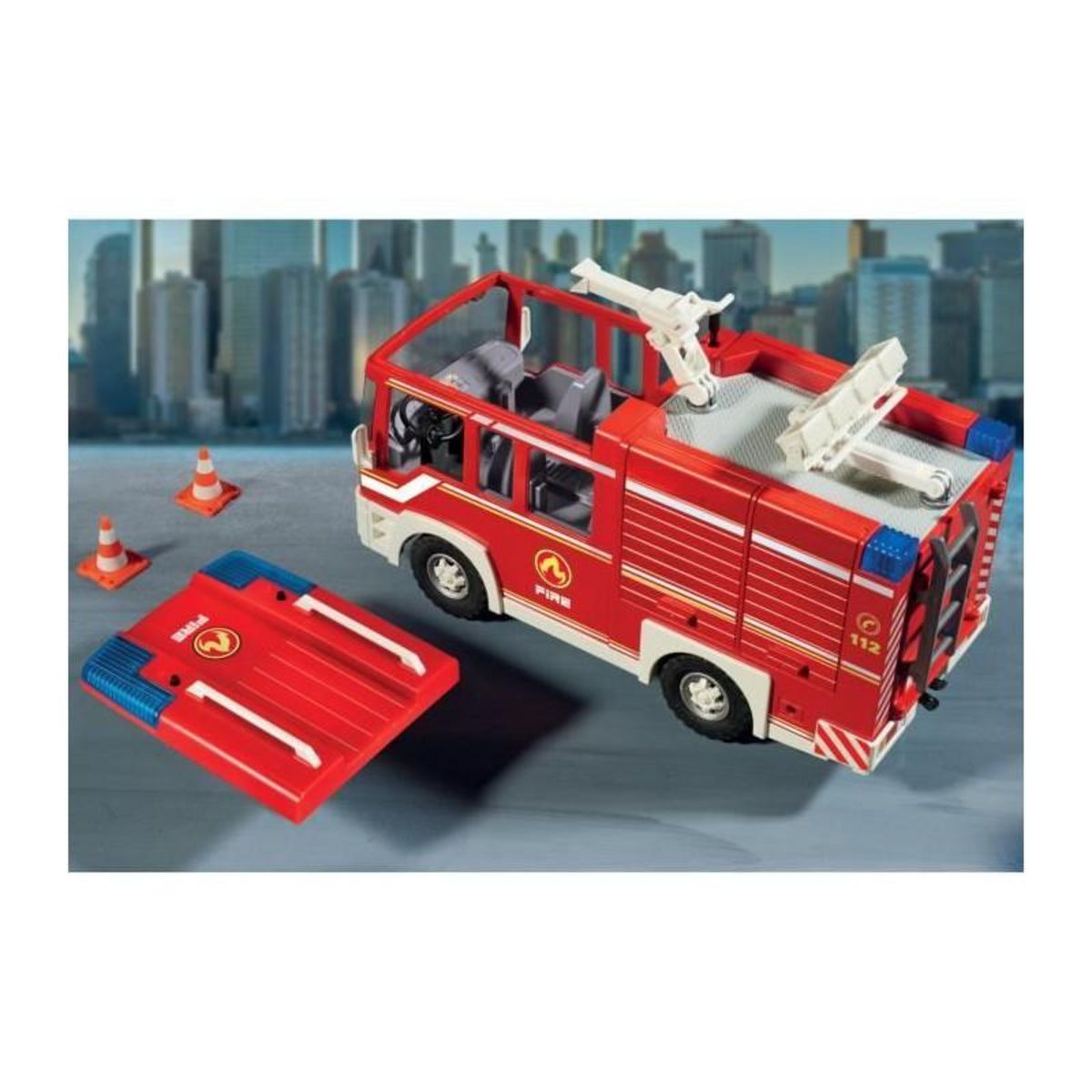 PLAYMOBIL PLAYMOBIL - 71603 - Megaset de pompiers