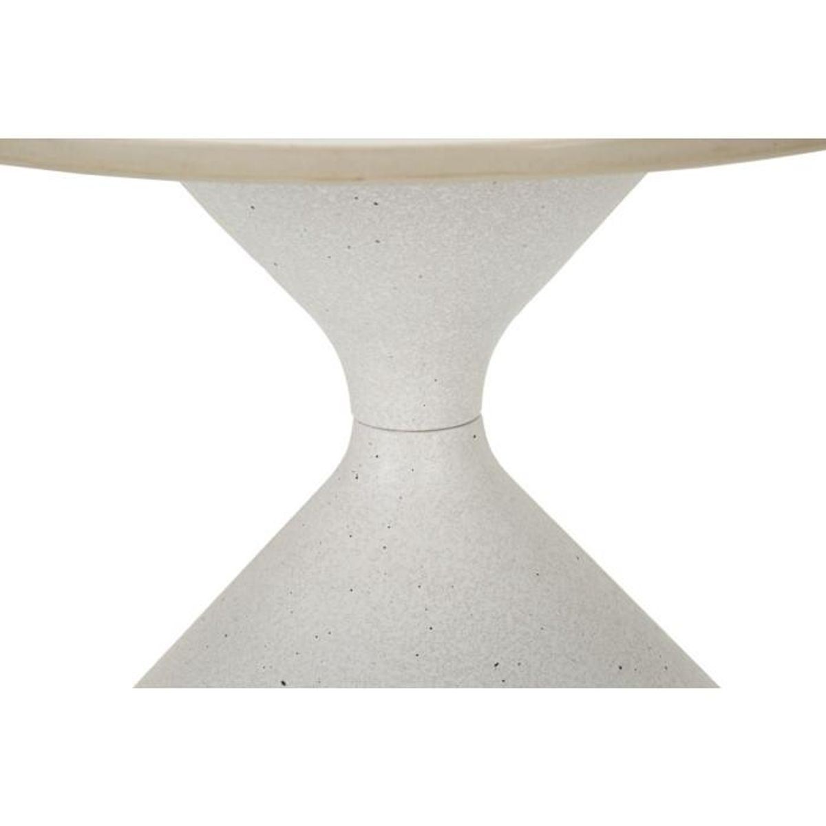 Paris Prix Table d'Appoint Effet Marbre  Alba  45cm Blanc