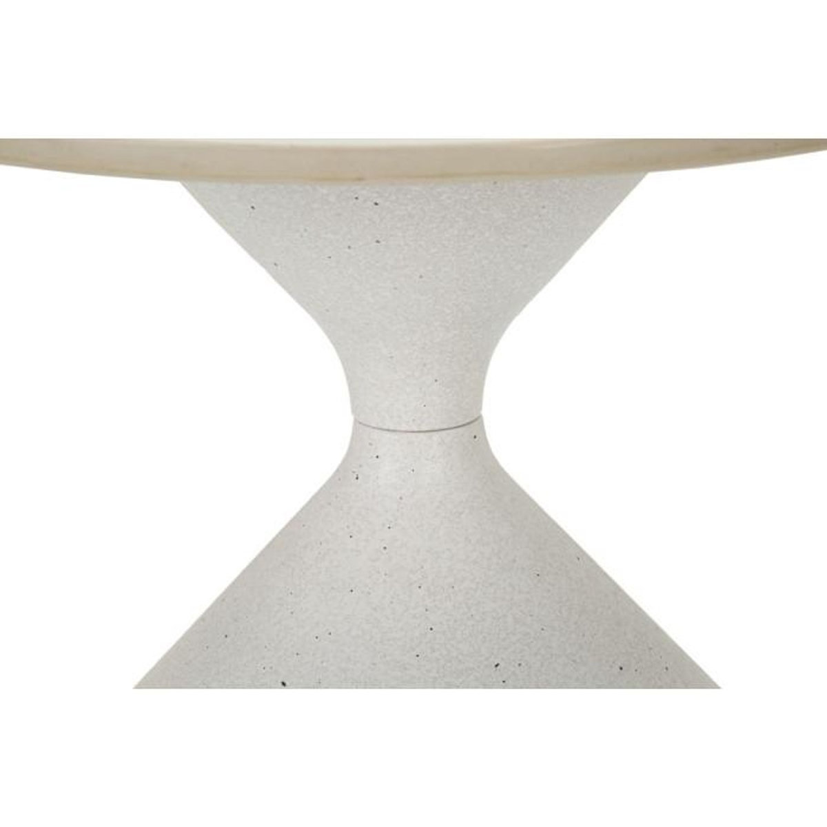 Paris Prix Table d'Appoint Effet Marbre  Alba  45cm Blanc
